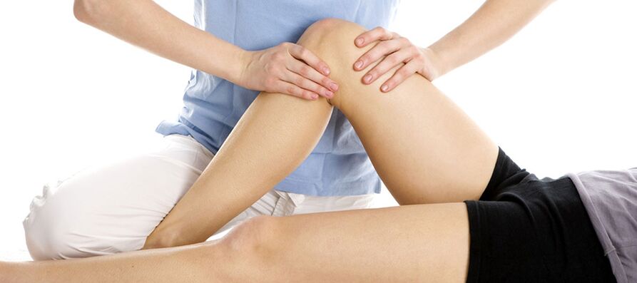 Massage Prozedur fir Arthrosis vum Knéi Gelenk